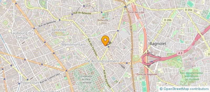 localisation de l'entreprise LA FABRIK'  PARIS