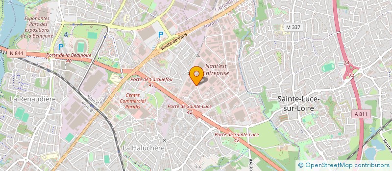 localisation de l'entreprise LA FABRIK à NANTES