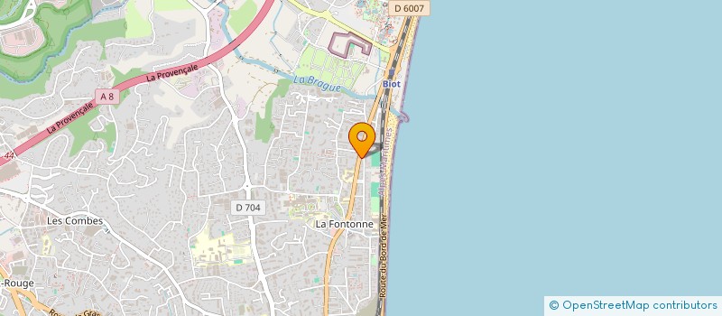 localisation de l'entreprise LA FABRIK  ANTIBES