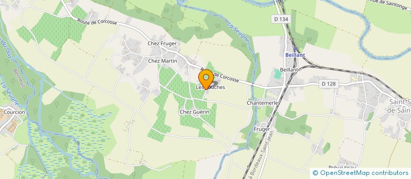 localisation de l'entreprise LA FABRIK'A COGNAC  COURCOURY