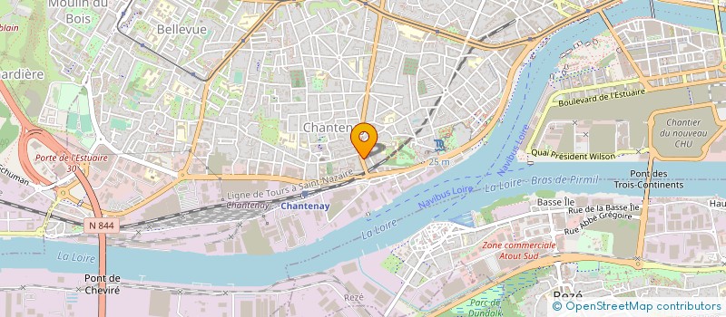 localisation de l'entreprise LA FABRIK A COIFFER à NANTES