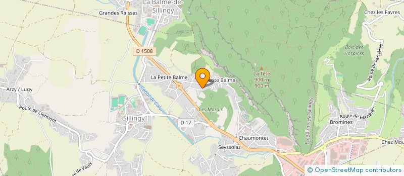 localisation de l'entreprise LA FABRIK A DECLICS  EPAGNY METZ-TESSY