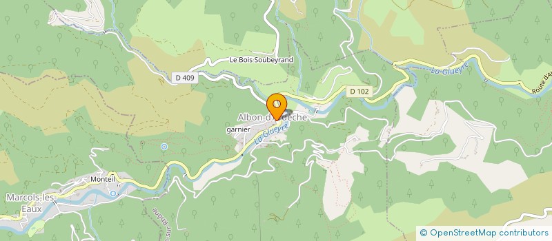 localisation de l'entreprise LA FABRIK A MUSIQUE  ALBON D'ARDECHE