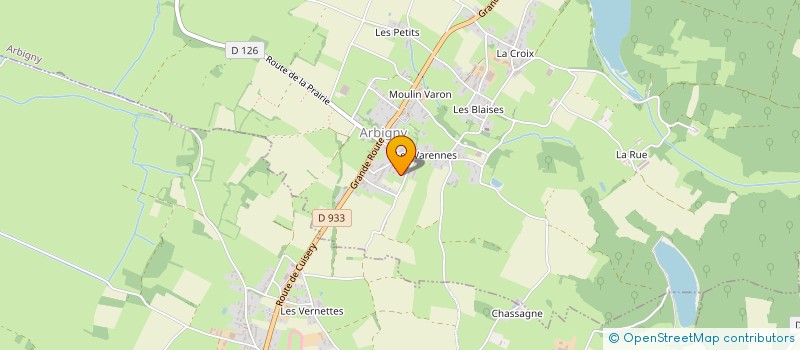 localisation de l'entreprise LA FABRIK' A TALENTS  ARBIGNY