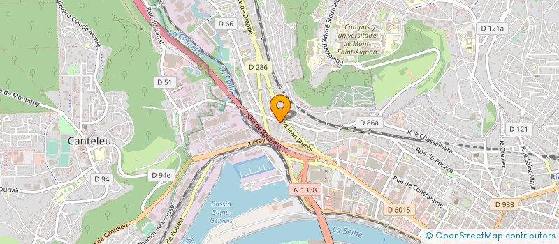 localisation de l'entreprise LA FABRIK A YOOPS à ROUEN