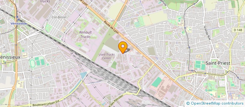 localisation de l'entreprise LA FABRIK B5  SAINT-PRIEST