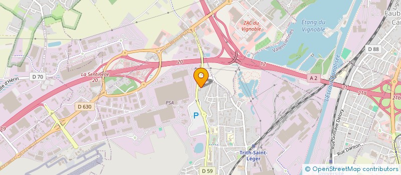 localisation de l'entreprise LA FABRIK BEAUTE  LA SENTINELLE