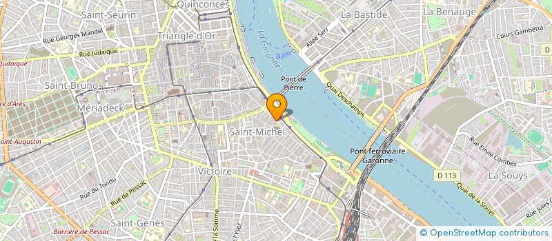 localisation de l'entreprise LA FABRIK DIGITALE  BORDEAUX