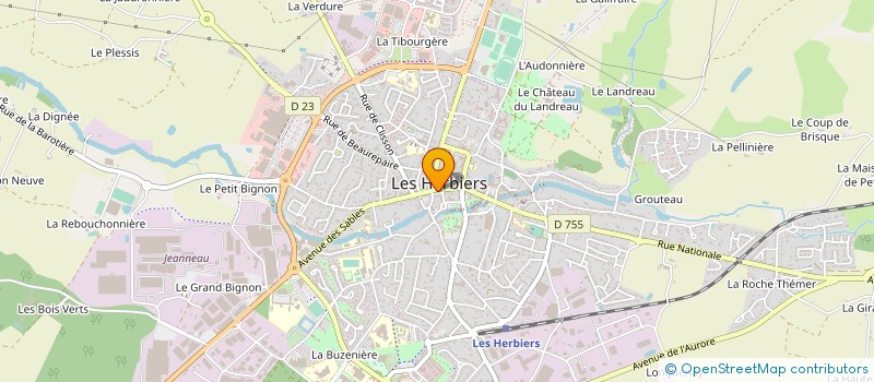 localisation de l'entreprise LA FABRIK DU DESSERT à LES HERBIERS