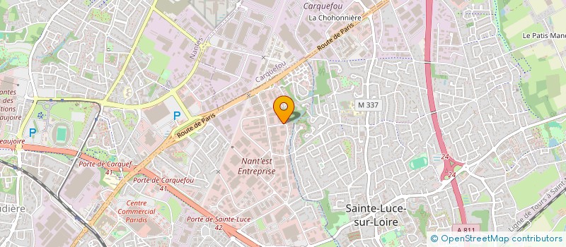 localisation de l'entreprise LA FABRIK DU PETIT ZEBRE  NANTES