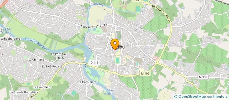 localisation de l'entreprise LA FABRIK DU SUD LOIRE à VERTOU