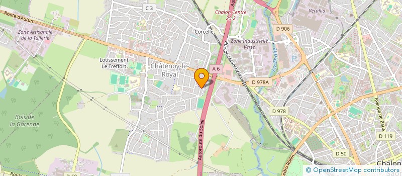 localisation de l'entreprise LA FABRIK'EAU TRAVAUX  CHATENOY-LE-ROYAL