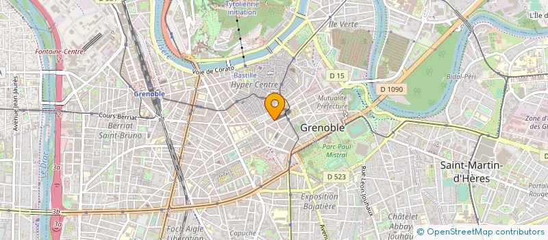 localisation de l'entreprise LA FABRIK... GRAINES D'IDEES à GRENOBLE