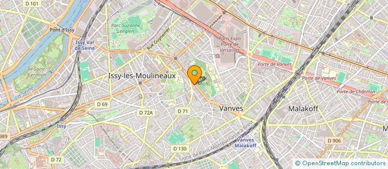 localisation de l'entreprise LA FABRIK IMMO  VANVES