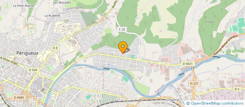 localisation de l'entreprise LA FABRIK SUITE  PERIGUEUX