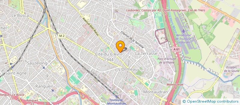 localisation de l'entreprise LA FABRIKE à TOULOUSE