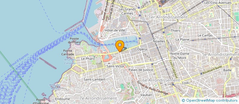 localisation de l'entreprise LA FABRIKS à MARSEILLE