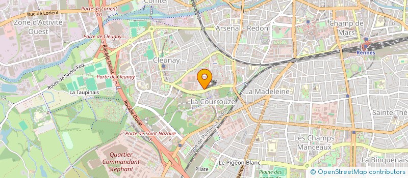 localisation de l'entreprise LA FABRIQUE 1  RENNES