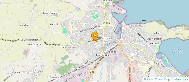 localisation de l'entreprise LA FABRIQUE 22 à PAIMPOL