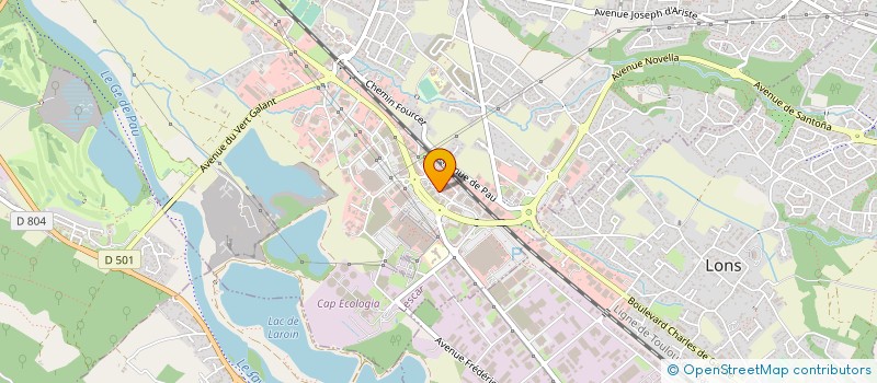 localisation de l'entreprise LA FABRIQUE à LESCAR