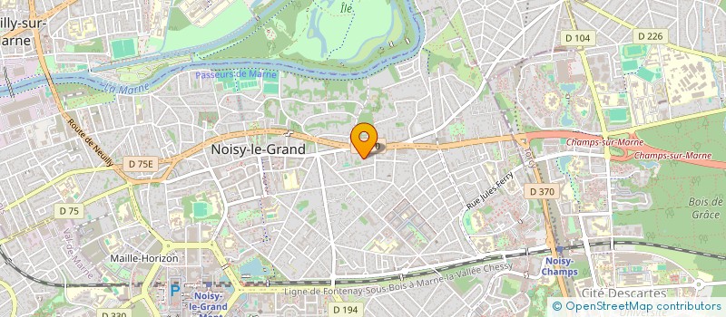 localisation de l'entreprise LA FABRIQUE 360  NOISY-LE-GRAND