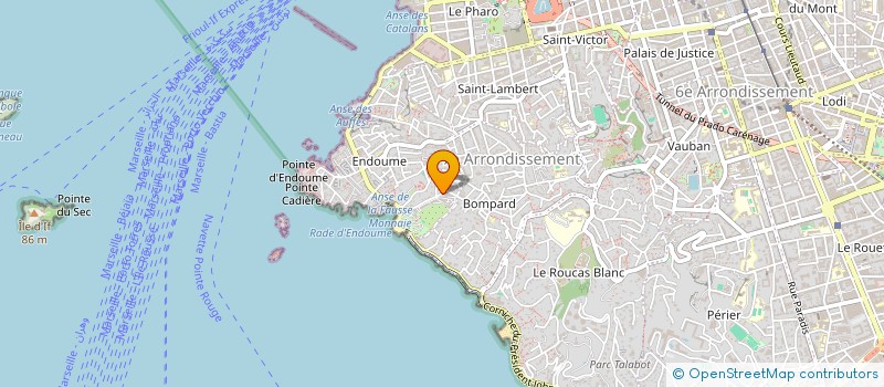 localisation de l'entreprise LA FABRIQUE à MARSEILLE