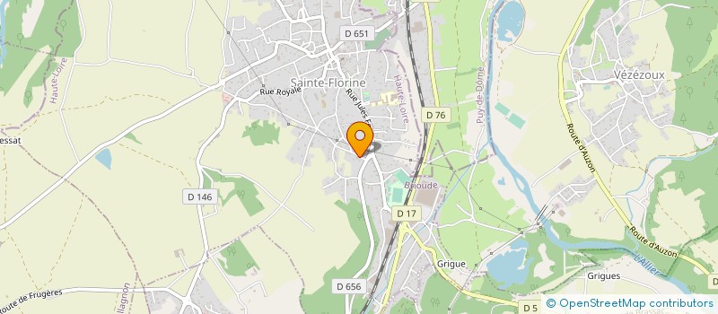 localisation de l'entreprise LA FABRIQUE  VIC-LE-COMTE