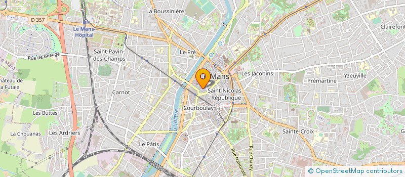 localisation de l'entreprise LA FABRIQUE  LE MANS
