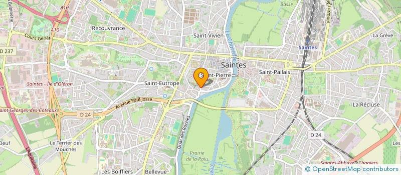 localisation de l'entreprise LA FABRIQUE à SAINTES