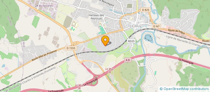 localisation de l'entreprise LA FABRIQUE  LE MUY