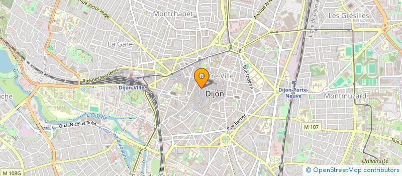 localisation de l'entreprise LA FABRIQUE à DIJON