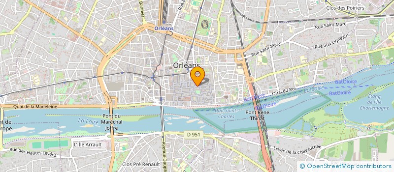 localisation de l'entreprise LA FABRIQUE à ORLEANS