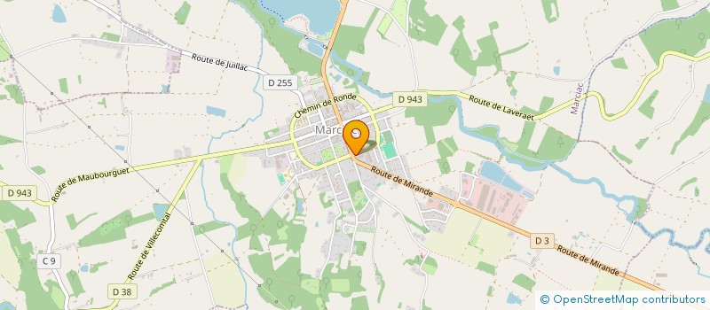 localisation de l'entreprise LA FABRIQUE  MARCIAC