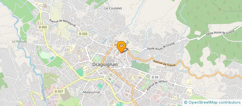 localisation de l'entreprise LA FABRIQUE à DRAGUIGNAN