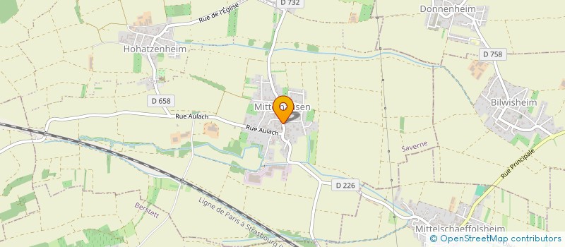 localisation de l'entreprise LA FABRIQUE  BILWISHEIM