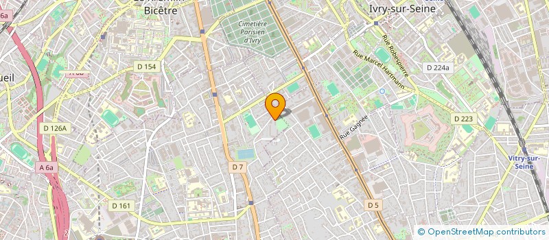 localisation de l'entreprise LA FABRIQUE  VILLEJUIF