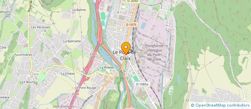 localisation de l'entreprise LA FABRIQUE à LE PONT-DE-CLAIX