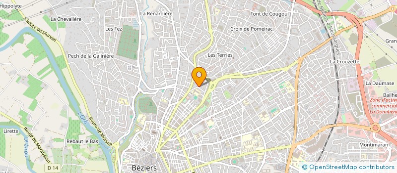 localisation de l'entreprise LA FABRIQUE  BEZIERS