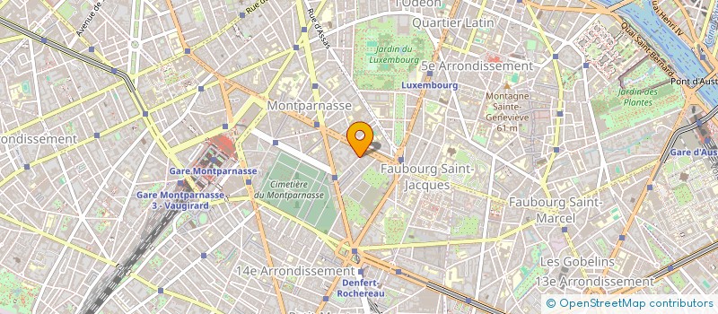 localisation de l'entreprise LA FABRIQUE à PARIS