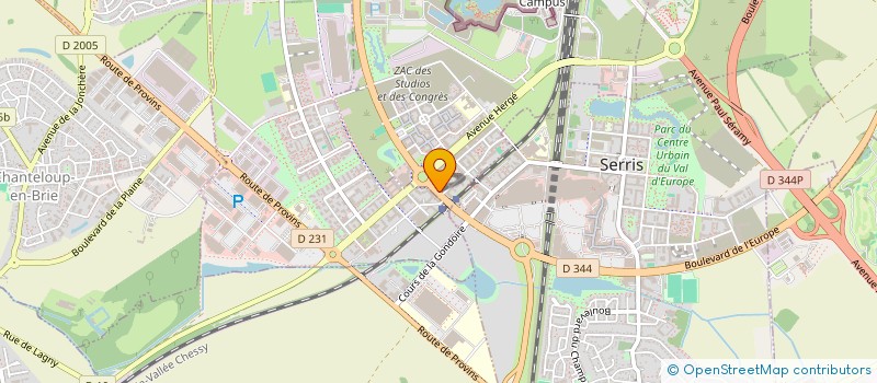 localisation de l'entreprise LA FABRIQUE  CHESSY