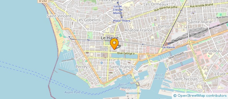 localisation de l'entreprise LA FABRIQUE A AMBIANCE  LE HAVRE