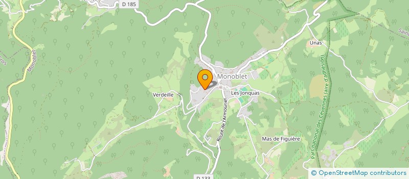 localisation de l'entreprise LA FABRIQUE A CHIFFONS  SAINT-HIPPOLYTE-DU-FORT