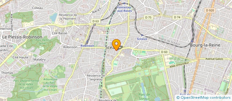 localisation de l'entreprise LA FABRIQUE A CREPES à SCEAUX