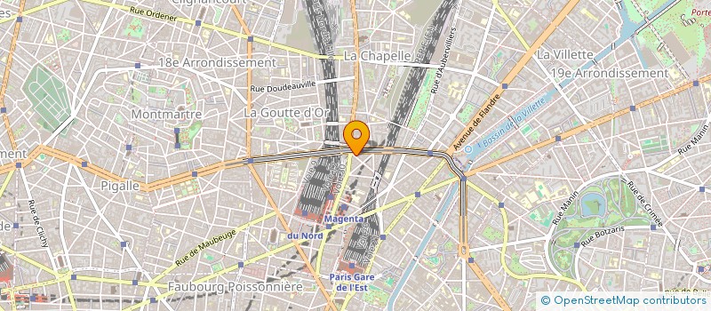 localisation de l'entreprise LA FABRIQUE A DANSER  PARIS