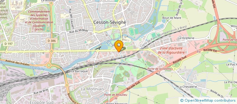 localisation de l'entreprise LA FABRIQUE A MEDIA  CESSON-SEVIGNE