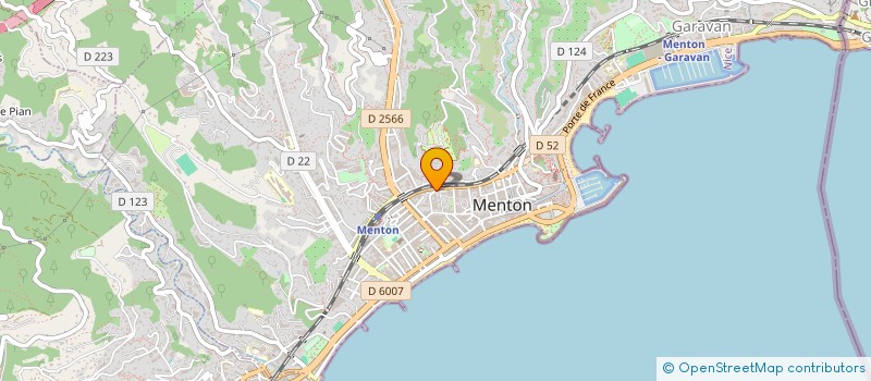 localisation de l'entreprise LA FABRIQUE A POUPEES  MENTON