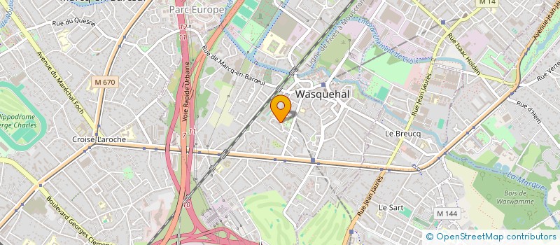 localisation de l'entreprise LA FABRIQUE A RENCONTRES à WASQUEHAL