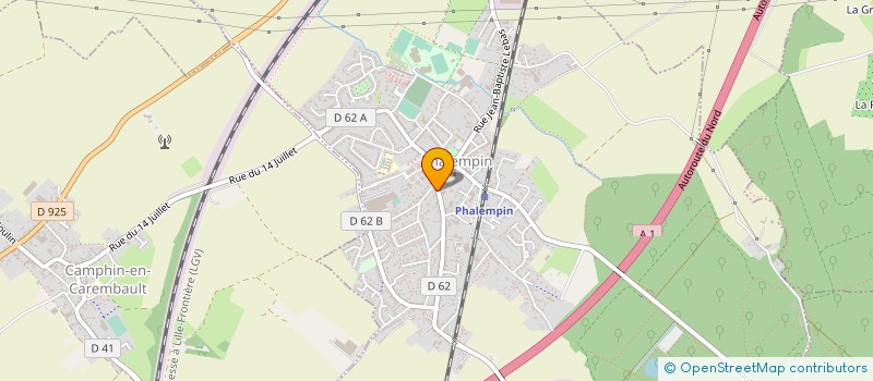 localisation de l'entreprise LA FABRIQUE A SUCRES à PHALEMPIN