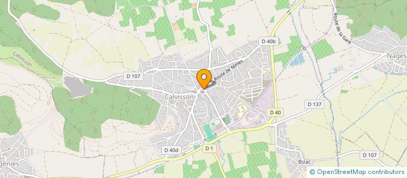 localisation de l'entreprise LA FABRIQUE A SUSHI à CALVISSON