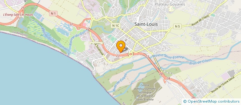 localisation de l'entreprise LA FABRIQUE A TOIT à SAINT-LOUIS